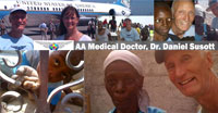 Airline Ambassador Medical Doctor, Dr. Susott at Haiti